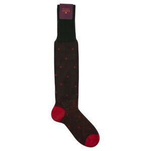 Gallo Men Polka Dot Cotton Long Socks